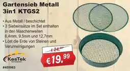Stabilo Fachmarkt KesTek Gartensieb Metall 3in1 KTGS2 Angebot