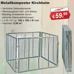 Stabilo Fachmarkt Metallkomposter Kirchheim Angebot