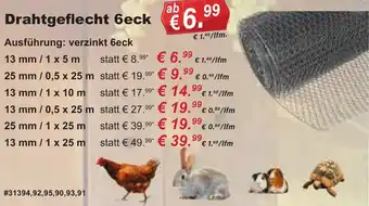 Stabilo Fachmarkt Drahtgeflecht 6eck Angebot