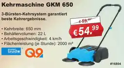 Stabilo Fachmarkt Güde Kehrmaschine GKM 650 Angebot