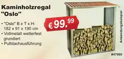 Stabilo Fachmarkt Kaminholzregal "Oslo" Angebot