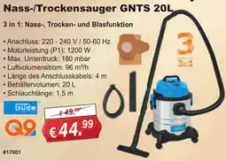 Stabilo Fachmarkt Güde Nass-/Trockensauger GNTS 20L Angebot