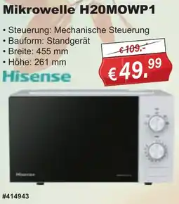 Stabilo Fachmarkt Hisense Mikrowelle H20MOWP1 Angebot