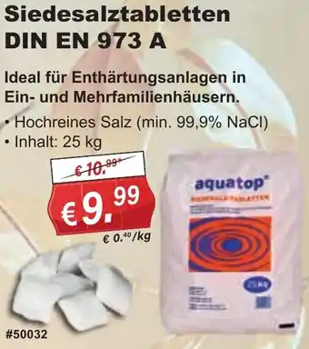 Stabilo Fachmarkt Siedesalztabletten DIN EN 973 A Angebot