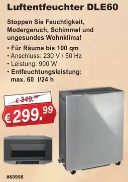 Stabilo Fachmarkt Luftentfeuchter DLE60 Angebot