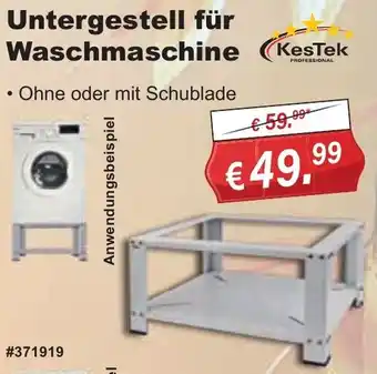 Stabilo Fachmarkt KesTek Untergestell für Waschmaschine Angebot