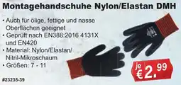 Stabilo Fachmarkt Montagehandschuhe Nylon/Elastan DMH Angebot