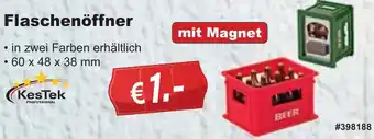 Stabilo Fachmarkt KesTek Flaschenöffner Angebot
