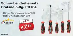 Stabilo Fachmarkt KesTek Schraubendrehersatz ProLine 5-tlg. PH+SL Angebot