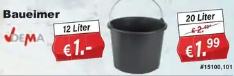 Stabilo Fachmarkt DEMA Baueimer Angebot