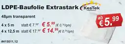 Stabilo Fachmarkt KesTek LDPE-Baufolie Extrastark Angebot