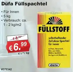Stabilo Fachmarkt Düfa Füllspachtel Angebot