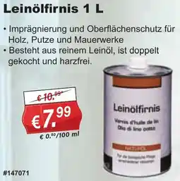 Stabilo Fachmarkt Leinölfirnis Angebot