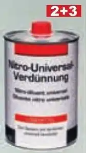 Stabilo Fachmarkt Nitro-Universal-Verdünnung Angebot