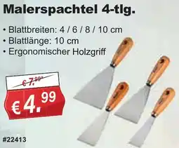 Stabilo Fachmarkt Malerspachtel 4-tlg. Angebot