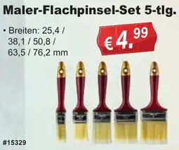 Stabilo Fachmarkt Maler-Flachpinsel Set 5-tlg. Angebot