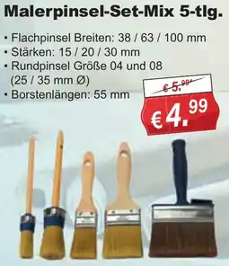 Stabilo Fachmarkt Malerpinsel-Set-Mix 5-tlg. Angebot