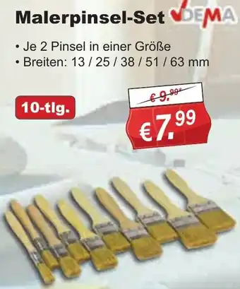 Stabilo Fachmarkt DEMA Malerpinsel-Set Angebot