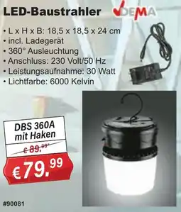 Stabilo Fachmarkt DEMA LED-Baustrahler Angebot