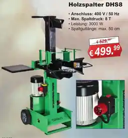 Stabilo Fachmarkt Holzspalter DHS8 Angebot