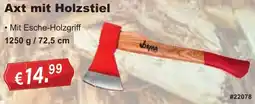 Stabilo Fachmarkt Axt mit Holzstiel Angebot