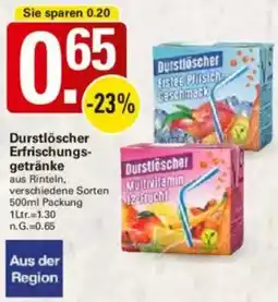 WEZ Durstlöscher Erfrischungsgetränke Angebot