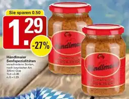 WEZ Händlmaier Senfspezialitäten Angebot