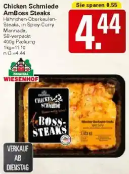 WEZ WIESENHOF Chicken Schmiede AmBoss Steaks Angebot