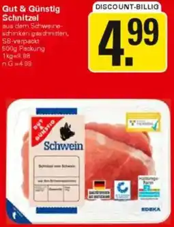 WEZ Gut & Günstig Schnitzel Angebot