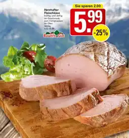 WEZ Bauern Gut Herzhafter Fleischkäse Angebot
