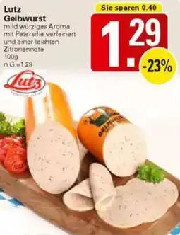 WEZ Lutz Gelbwurst Angebot