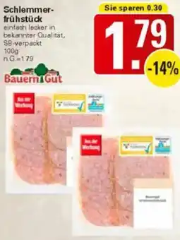 WEZ Bauern Gut Schlemmerfrühstück Angebot