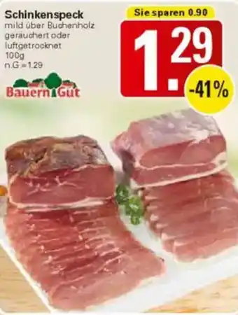 WEZ Bauern Gut Schinkenspeck Angebot