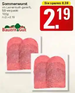 WEZ Bauern Gut Sommerwurst Angebot