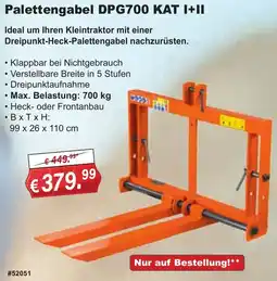 Stabilo Fachmarkt Palettengabel DPG700 KAT I+II Angebot