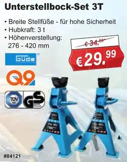 Stabilo Fachmarkt Güde Unterstellbock-Set 3T Angebot