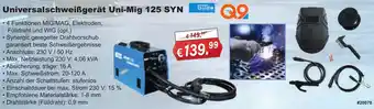 Stabilo Fachmarkt Güde Universalschweißgerät Uni-Mig 125 SYN Angebot