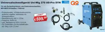 Stabilo Fachmarkt Güde Universalschweißgerät Uni-Mig 270 AS-Pro SYN Angebot
