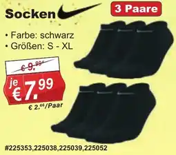Stabilo Fachmarkt Nike Socken Angebot