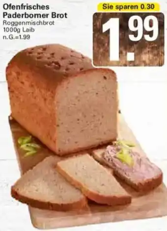 WEZ Ofenfrisches Paderborner Brot Angebot