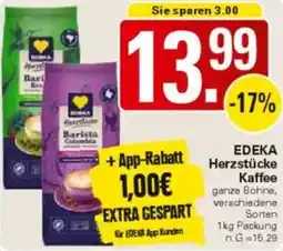 WEZ EDEKA Herzstücke Kaffee Angebot
