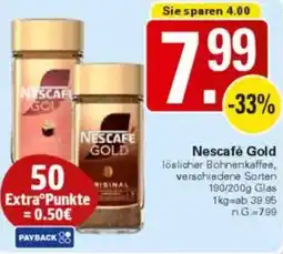 WEZ Nescafé Gold Angebot