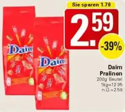 WEZ Daim Pralinen Angebot