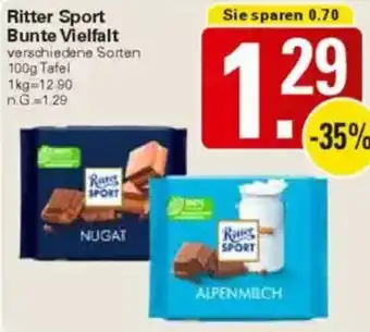 WEZ Ritter Sport Bunte Vielfalt Angebot