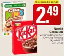 WEZ Nestlé Cerealien Angebot