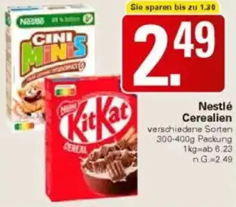 WEZ Nestlé Cerealien Angebot