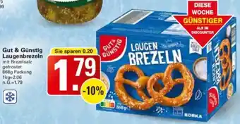 WEZ Gut & Günstig Laugenbrezeln Angebot