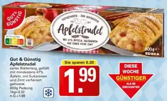 WEZ Gut & Günstig Apfelstrudel Angebot