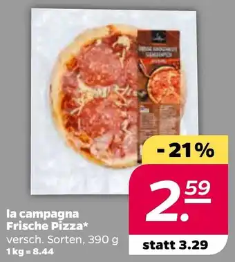 NETTO La Campagna Frische Pizza 390g Angebot