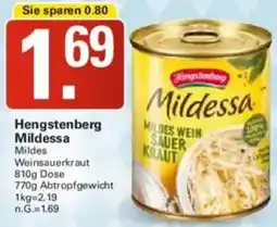 WEZ Hengstenberg Mildessa Angebot